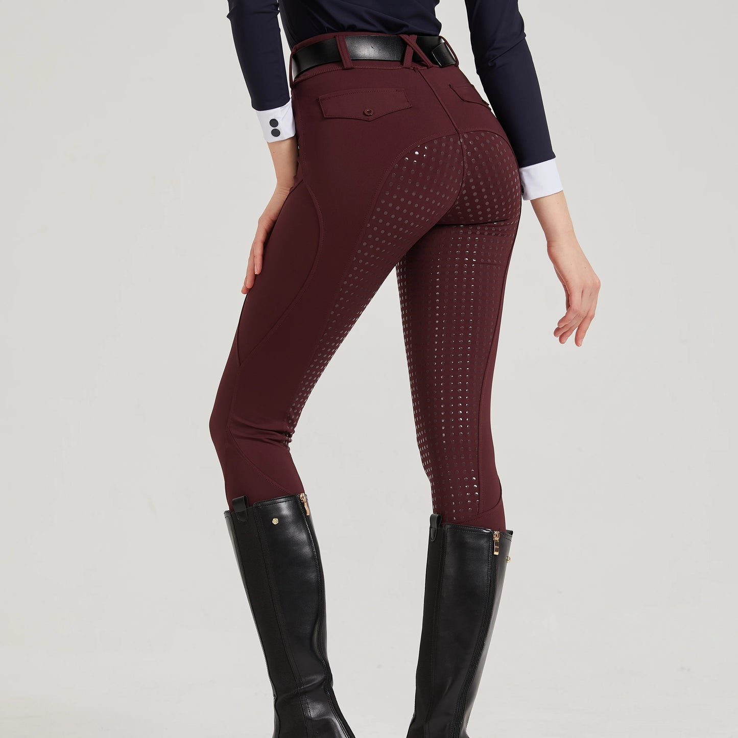 Professionelle Reithose, volles Silikon, schnell trocknend, elastisch, eng, Reitsporthose, rutschfeste Reithose, dick, verschleißfest So ist Leben