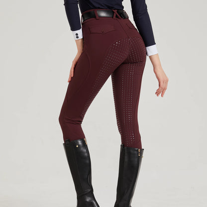 Professionelle Reithose, volles Silikon, schnell trocknend, elastisch, eng, Reitsporthose, rutschfeste Reithose, dick, verschleißfest So ist Leben