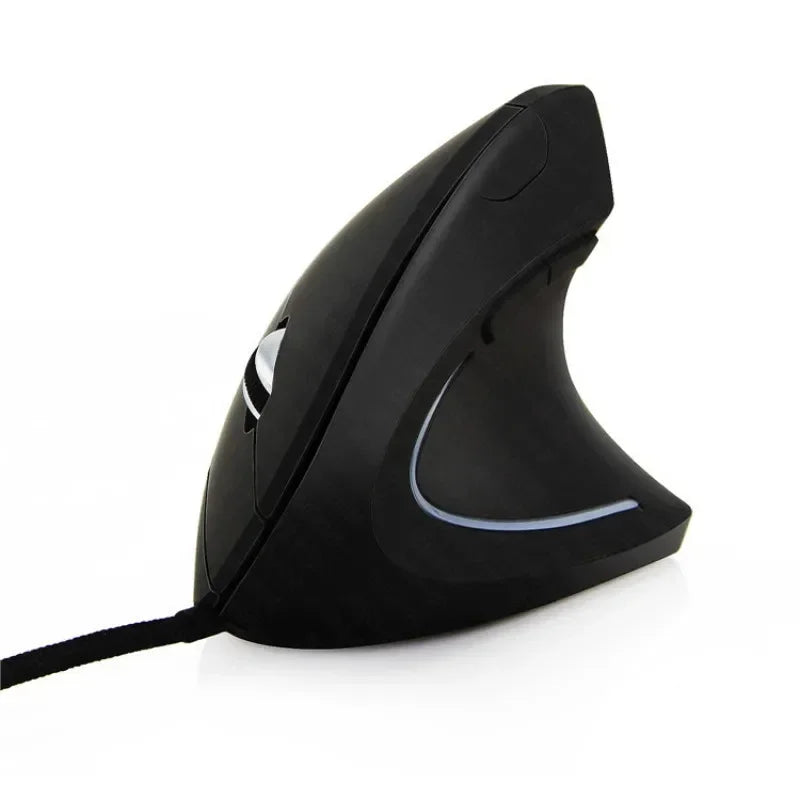 Vertikale optische Maus, ergonomisches Design, 4-stufige DPI, verstellbare USB-LED-Gaming-Maus mit Kabel für Windows, Laptop, PC So ist Leben