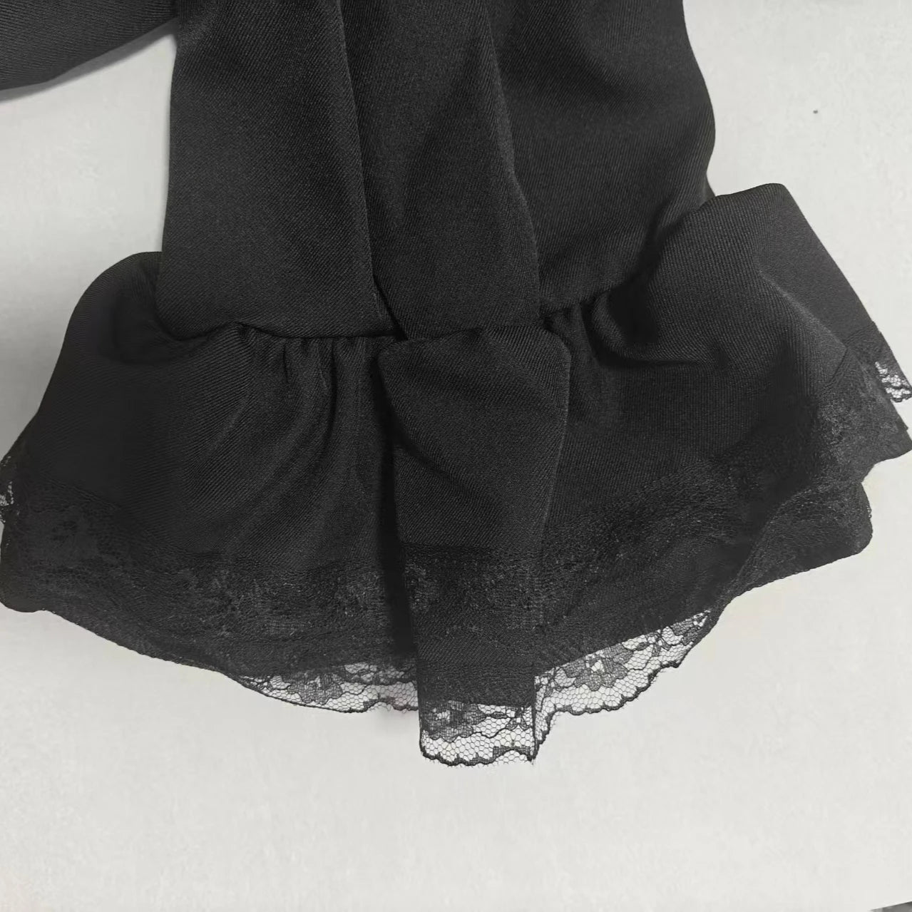 Gothic Lolita Zweiteiler Damen – Modernes A‑Linien Set - So ist Leben