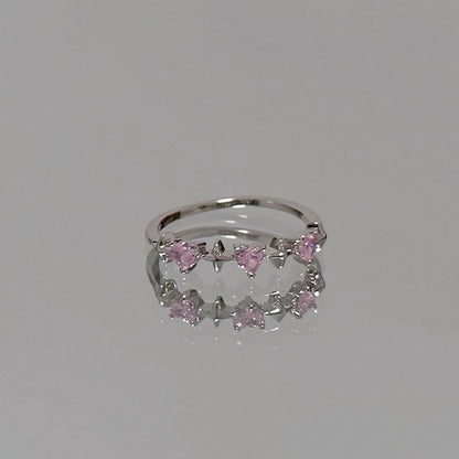Vintage Unregelmäßige Kreuz Stern Offenen Ring für Frauen Männer Punk Gothic Silber Farbe Einstellbar Paar Ringe Y2K Egirl Schmuck Geschenk So ist Leben