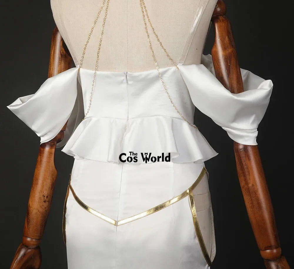 COSda@Overlord Albedo Weißes Kleid Outfits Anime Cosplay KostümeCOSda@ So ist Leben