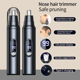 Mini-Taschen-Nasenhaarschneider, schmerzloser Haarschneider, Nasenohren, Haar, Augenbrauen, wasserdicht, tragbarer Trimmer für Männer und Frauen So ist Leben