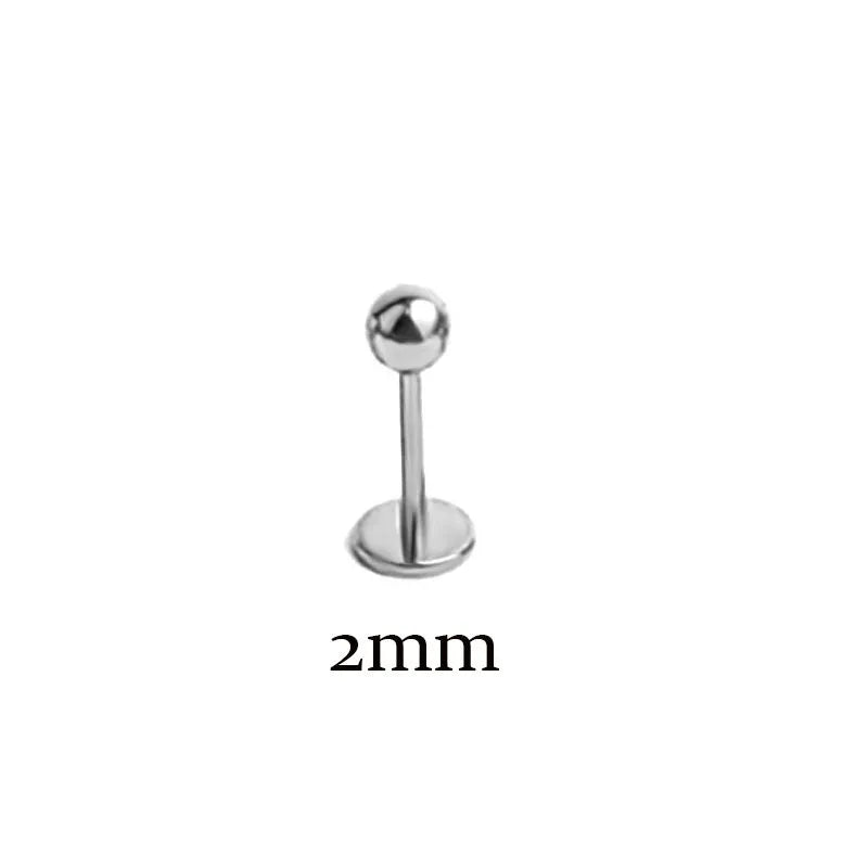 1 STÜCK Neuer Chirurgenstahl Winziger Zirkon Kristall Tragus Helix Piercing Labret Lippenbolzen Nasenring Innengewinde Niedlicher Körperschmuck So ist Leben