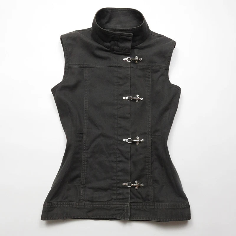 Y2K Punk Crop Top für kreative Frauen - So ist Leben