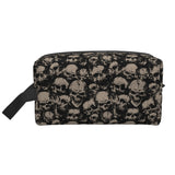 Gothic Frauen reisen Make-up Tasche Veranstalter Vintage Grunge Schädel Kosmetik tasche tragbare große wasserdichte Kultur beutel Zubehör So ist Leben