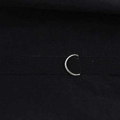 Goth Dark Acubi Mode Schwarz Swing A-linie Rock Punk Grunge Metall Schnalle Streetwear Frauen Bandage Röcke Mall Gothic Alt Tuch So ist Leben