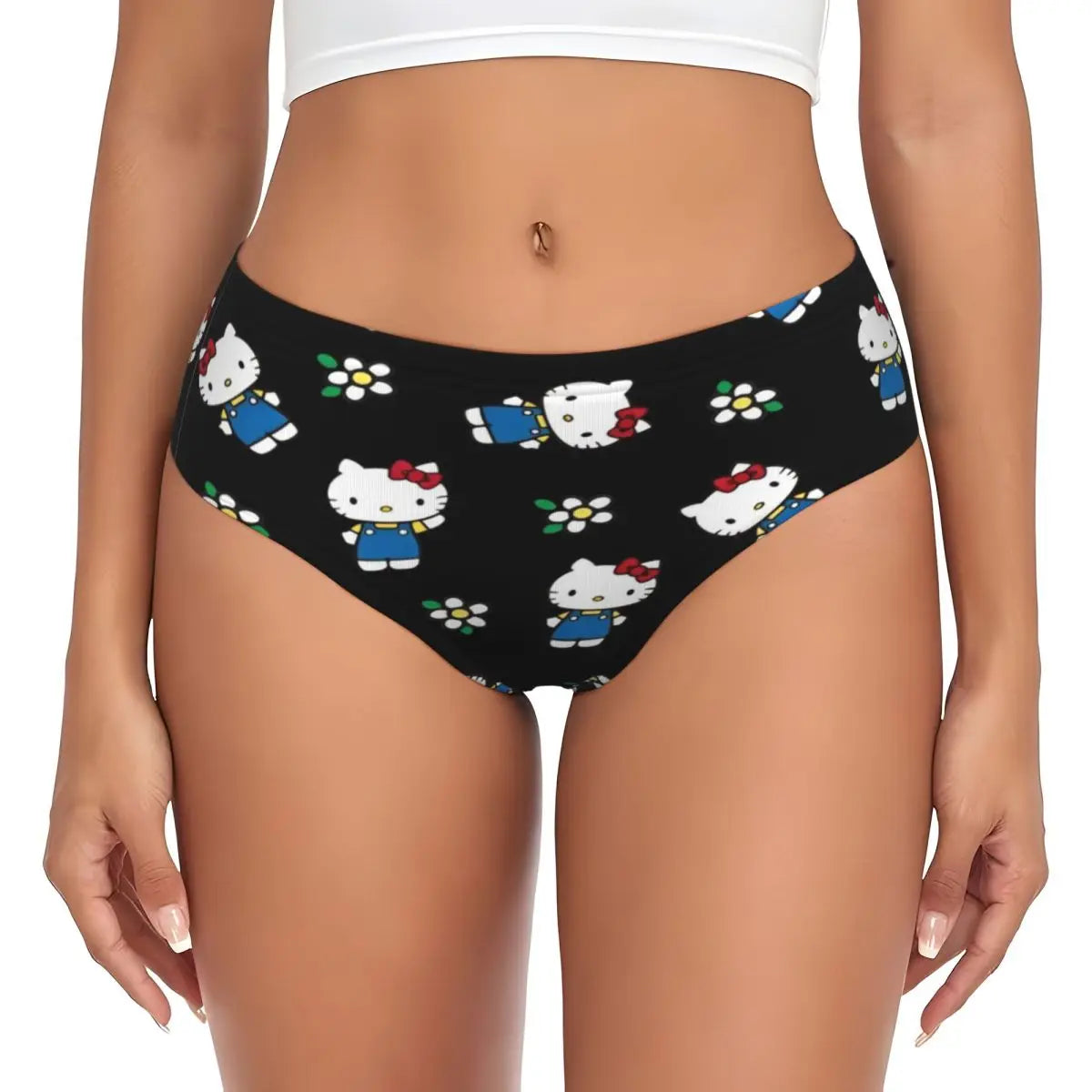 Hello‑Kitty Slip mit mittelhoher Form im Sanrio Stil