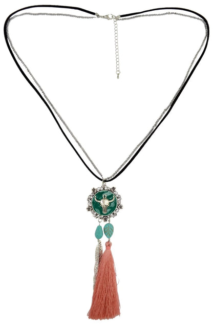 Türkei Bohemian Schwarz Blau Stein Ethnische Münze Quaste Halskette Türkische Gypsy Boho Strand Halsband Lätzchen Indien Halskette für Frauen Party So ist Leben