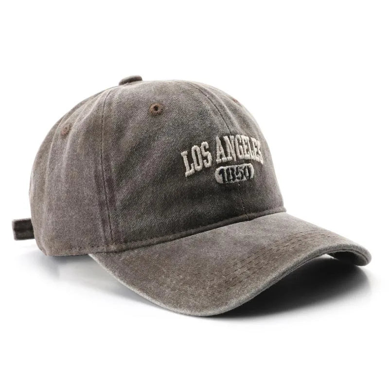 Mode Lässige Baseball Kappe für Frauen Männer Baumwolle Soft Top Hüte Unisex Los Angeles Stickerei Snapback Hut Wandern Sonnenschutz Kappen So ist Leben