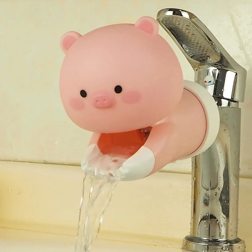 Kinder Wasserhahn Extender Cartoon Ente Hai Elefant Form Spritzwassergeschützte Wasserhahn Extender Badezimmer Gadget So ist Leben
