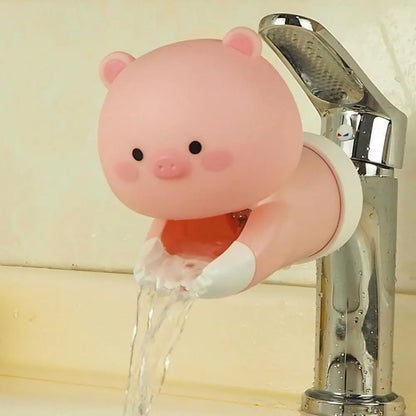 Kinder Wasserhahn Extender Cartoon Ente Hai Elefant Form Spritzwassergeschützte Wasserhahn Extender Badezimmer Gadget So ist Leben