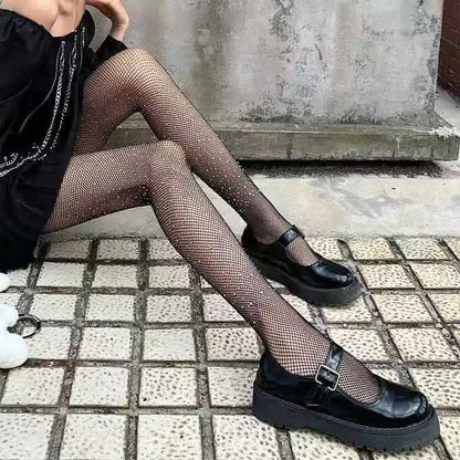 Klassische Lolita Höhlte Heraus Spitze Mesh Strümpfe Mit Flachem Boden Strumpfhosen Frauen Sexy Japanische Mädchen Gothic Punk Retro Spinne Web Strumpfhosen So ist Leben