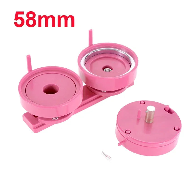 Button Badge Maker Formen DIY Pin Button Maker Pressmaschine Teile Abzeichen Punch Press Formen für Button Maker der Serie DC108 So ist Leben