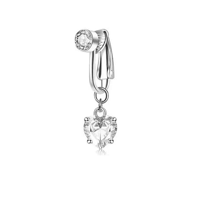 Clip On Bauchnabelring Schmetterling Kupfer Zirkon Rosa Fake Bauchnabelpiercing Nabelschnur Nabel Körperschmuck Trendiger Modestil So ist Leben