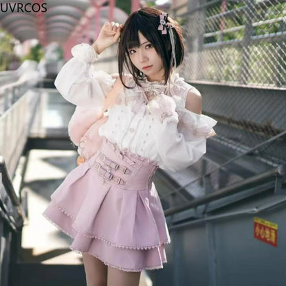 Kawaii Zweiteiler im japanischen Stil mit Schleife - So ist Leben