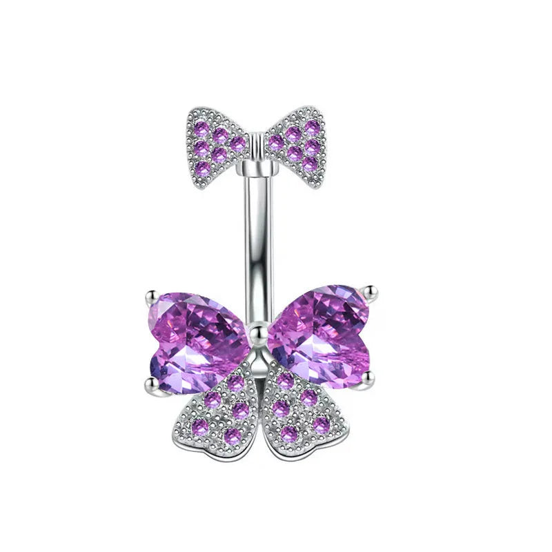 1PCS Rosa Krone Bauchnabel Ringe Schmuck Edelstahl Herz Nabel Piercing Barbell Kristall Nette Bauch Ringe Für Frauen Mädchen So ist Leben
