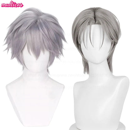 Till Cosplay Perücke Alien Bühne Cosplay Silber Grau Hitzebeständiges Haar Bühnenshow Conmic-Con Weihnachten Halloween Anime Perücken So ist Leben