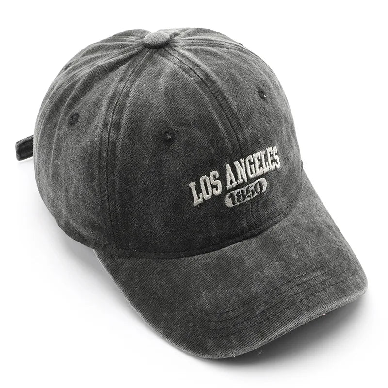 Mode Lässige Baseball Kappe für Frauen Männer Baumwolle Soft Top Hüte Unisex Los Angeles Stickerei Snapback Hut Wandern Sonnenschutz Kappen So ist Leben