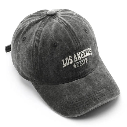Mode Lässige Baseball Kappe für Frauen Männer Baumwolle Soft Top Hüte Unisex Los Angeles Stickerei Snapback Hut Wandern Sonnenschutz Kappen So ist Leben