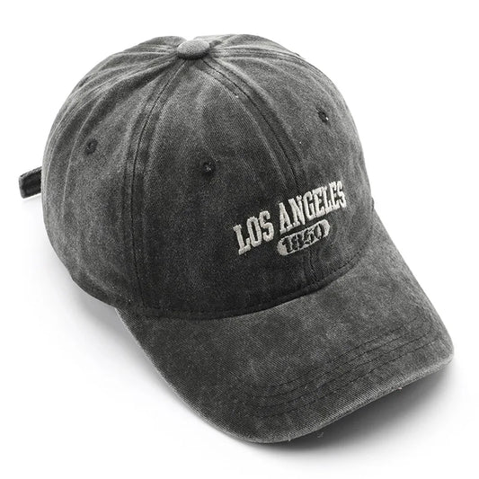 Mode Lässige Baseball Kappe für Frauen Männer Baumwolle Soft Top Hüte Unisex Los Angeles Stickerei Snapback Hut Wandern Sonnenschutz Kappen So ist Leben