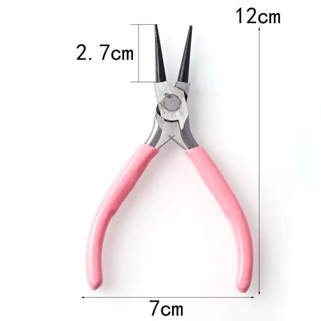 Hohe Qualität DIY Schmuck Machen Werkzeug Kits Zangen Sets Runde Nase Zange Seite Schneiden Zangen Draht Cutter Schere Perlen Pinzette So ist Leben