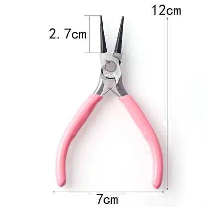 Hohe Qualität DIY Schmuck Machen Werkzeug Kits Zangen Sets Runde Nase Zange Seite Schneiden Zangen Draht Cutter Schere Perlen Pinzette So ist Leben