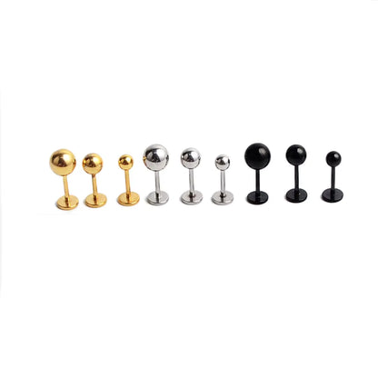 Modernes Zirkon‑Piercing mit klarer Form und Stil So ist Leben
