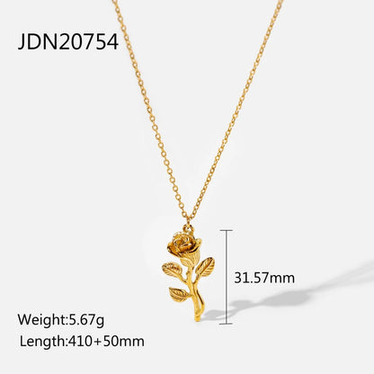 Youthway Elegant Pearl Necklace For Women 18K Gold Plated Stainless Steel Cross Star Heart Pendant Necklace Fashion Jewelry Gift So ist Leben
