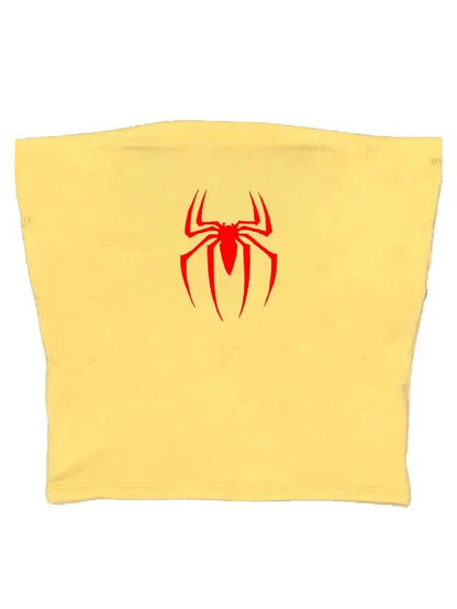 Y2k Tank Tops Sexy Frauen Sommer Camis Punk Y2K Harajuku Ärmellose Spinne Gedruckt Strumpfhosen Weste Femme Streetwear Grafik EMO Mädchen - So ist Leben