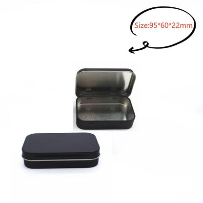 Neue quadratische Blech-Aufbewahrungsboxen Kleine Metall-Aufbewahrungsbox Silber Schmuck Schlüssel Münzen Metallbox Blechdose Hochzeit Süßigkeiten Aufbewahrungsdose So ist Leben