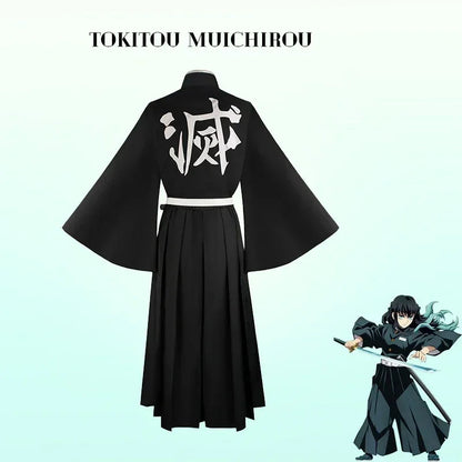Anime und Zylinder Muichiro Kospy Kos Tsume Dämon Sayaer Kospy Dämonentöter: Kimetsu no Yaiba Dämonentöter Uniform Perücke Haween Kos Tsume für Frau So ist Leben
