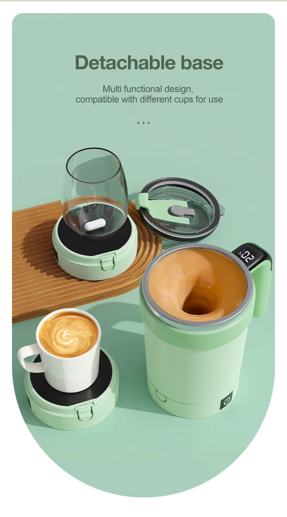 Automatischer Rührbecher – Moderner 380‑ml Becher mit Technik So ist Leben