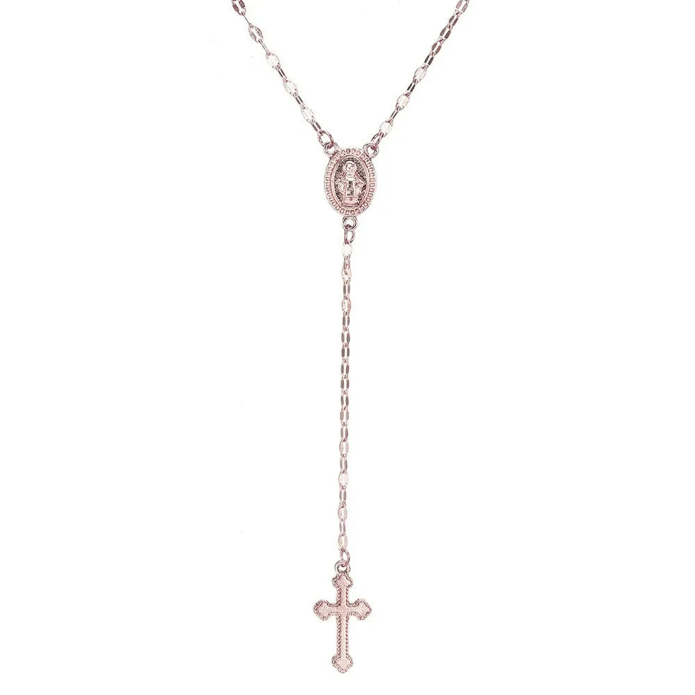 New Wish Cross Madonna Halskette, die neueste Mode für europäische und N Damen-Halsketten-Accessoires mit Anhänger So ist Leben
