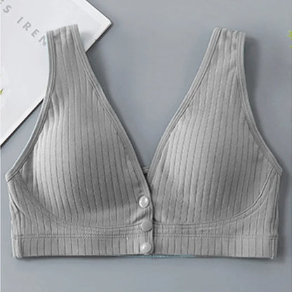 Damen Still-BH aus reiner Baumwolle, Umstandsunterwäsche, große Größen, Bralette, gerafftes Crop-Top So ist Leben