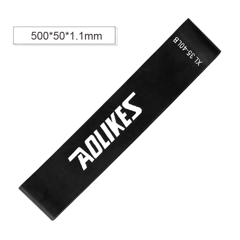 Aolikes 1pcs Fitness elastische Widerstands bänder Heim training Yoga Sport Widerstands bänder Stretching Pilates Crossfit Workout Gym So ist Leben