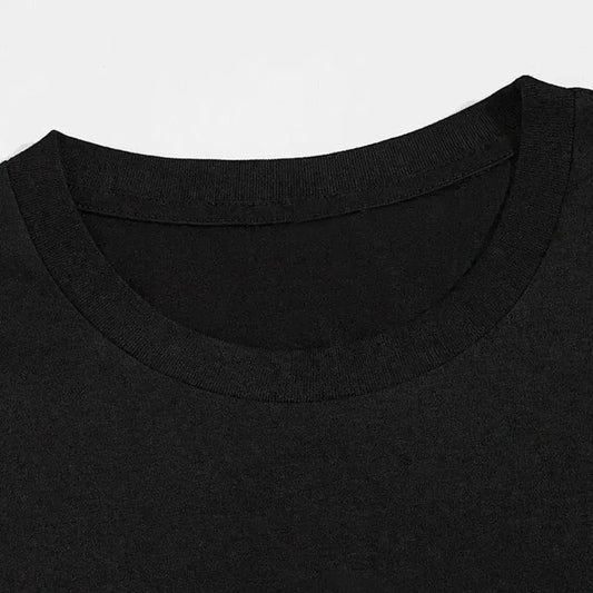 Kurzarm-T-Shirt mit 3D-Druck und patriotischem Totenkopf - So ist Leben