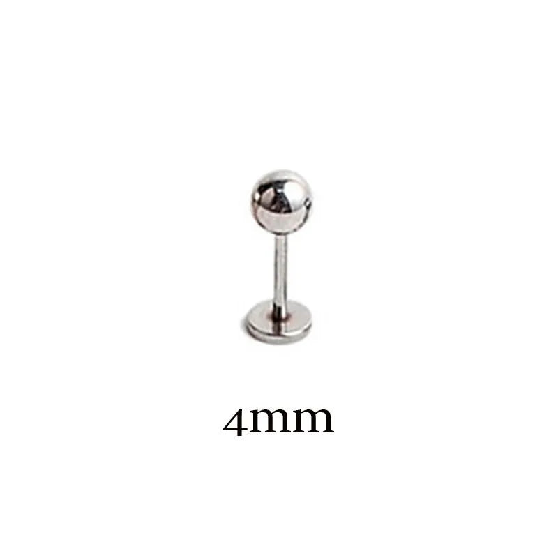 1 STÜCK Neuer Chirurgenstahl Winziger Zirkon Kristall Tragus Helix Piercing Labret Lippenbolzen Nasenring Innengewinde Niedlicher Körperschmuck So ist Leben