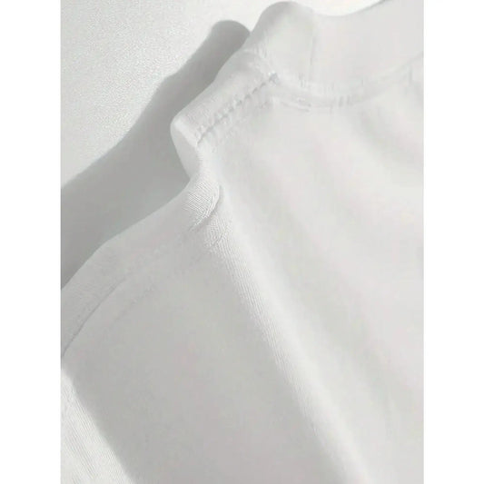 Hochwertiges Oversize-T-Shirt aus Baumwolle für Herren – Kurzarm-Freizeit-T-Shirt - So ist Leben