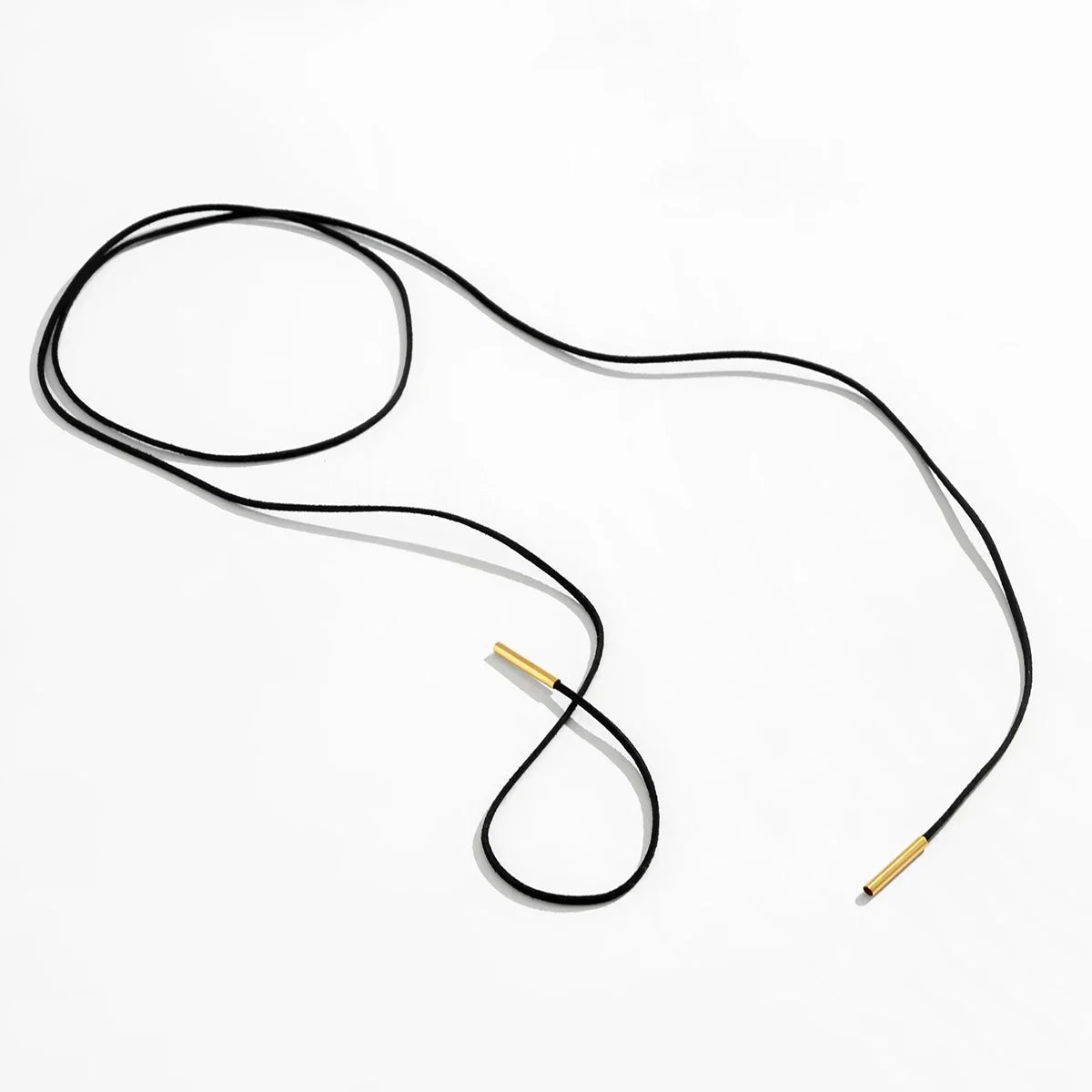 Goth sexy lange verstellbare Bowknot Seil Kette Halskette für Frauen Kpop Vintage Bogen geknotet Choker Schmuck Y2k Accessoires So ist Leben