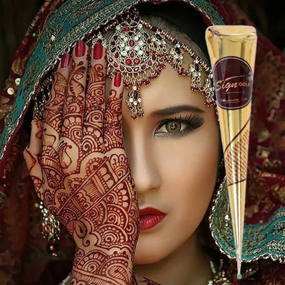 1/3 Stück Henna-Creme, braun, rot, Henna-Tattoo-Creme, temporäre Tätowierung, Henna-Tattoo-Creme semi-permanent So ist Leben