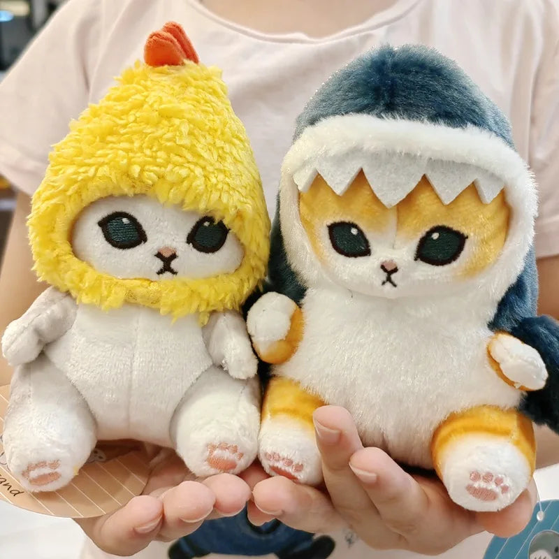 Kawaii Hai‑Katze Plüschfigur – Kreatives Design & Geschenkidee - So ist Leben