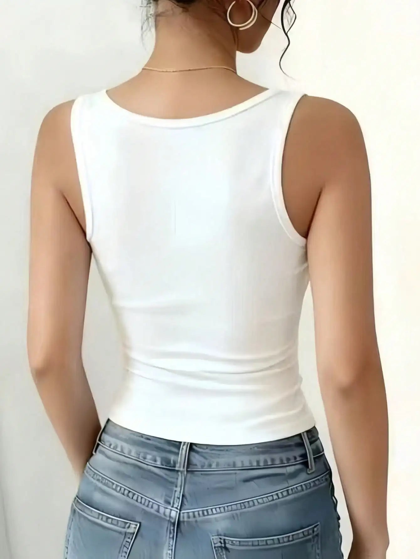 2-teiliges Camisole-Weste-Set mit Spitzenkragen und integriertem BH, einfarbige, ärmellose, weiche Damenunterwäsche, Sommer-Reise-Essentials-Weste-Set, S So ist Leben