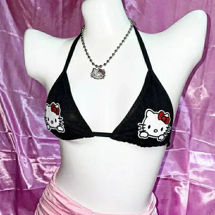 Hello‑Kitty Cosplay BH‑Top im Sanrio Cartoon Stil - So ist Leben
