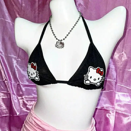 Hello‑Kitty Cosplay BH‑Top im Sanrio Cartoon Stil - So ist Leben