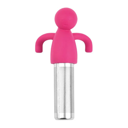 Edelstahl-Tee-Ei, Küchenzubehör, Haushaltsgebrauch, wiederverwendbare Make-up-Pinsel aus Metall, Massage, Küche, Esszimmer, Bar, Garten So ist Leben
