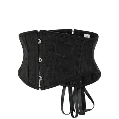 Sexy Bustiers und Korsett für Damen, Gürtel, Schnürung, Kunststoffknochen, Satin, Unterbrust, Taillentrainingskorsett, Unterbrustkorsett So ist Leben