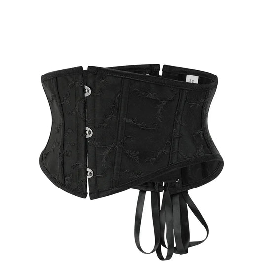 Sexy Bustiers und Korsett für Damen, Gürtel, Schnürung, Kunststoffknochen, Satin, Unterbrust, Taillentrainingskorsett, Unterbrustkorsett So ist Leben