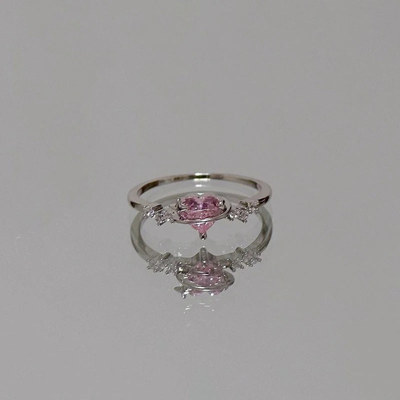 Vintage Unregelmäßige Kreuz Stern Offenen Ring für Frauen Männer Punk Gothic Silber Farbe Einstellbar Paar Ringe Y2K Egirl Schmuck Geschenk So ist Leben