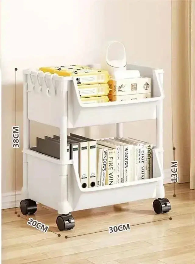 Trolley Bücherregal Küche Lagerregal Küche Ecke Schmaler Schlitz Lagerschrank Badezimmer Wohnzimmer Home Organizer - So ist Leben